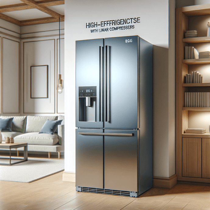 Refrigerators with Linear Compressors for More Efficiency