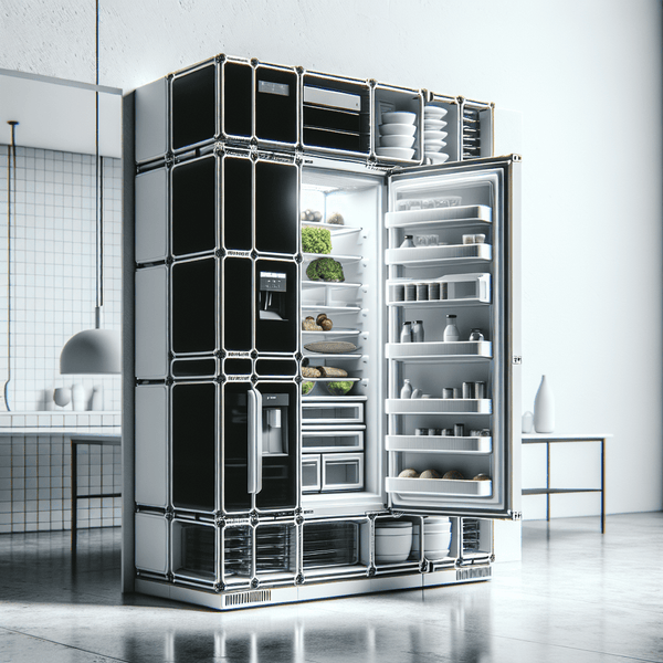 Refrigerators with Modular Compartments for More Flexibility - BonPrix Électroménagers