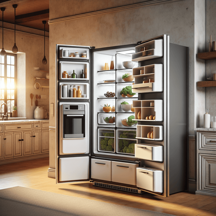 Réfrigérateurs avec Compartiments Modulaires pour Plus de Flexibilité