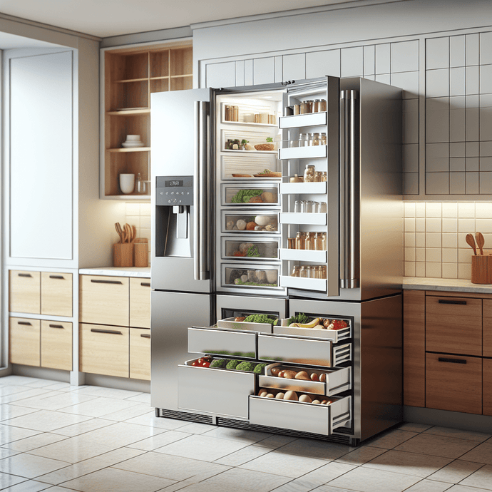 Réfrigérateurs avec compartiments modulaires: plus de flexibilité