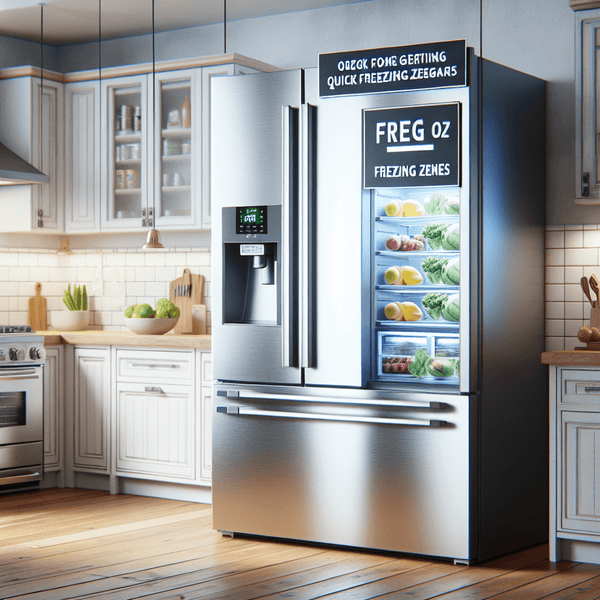Refrigerators with quick freezing zones for better food management - BonPrix Électroménagers