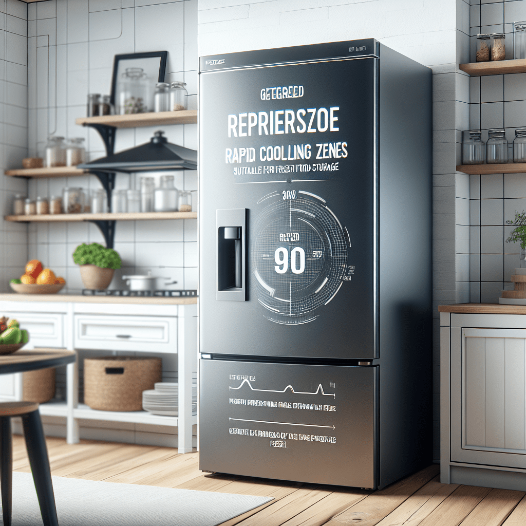 Refrigerators with rapid cooling zones: Ideal for fresh food storage - BonPrix Électroménagers