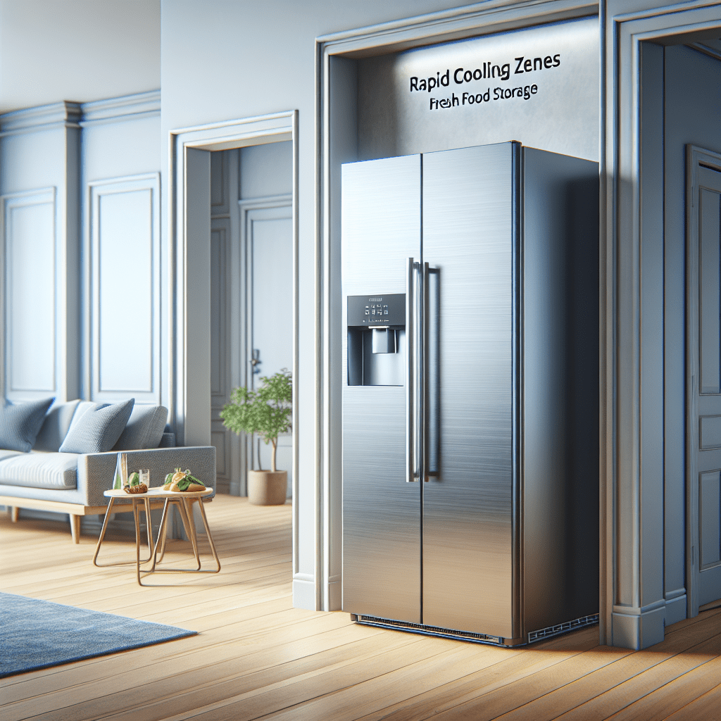 Refrigerators with rapid cooling zones: Ideal for fresh food storage - BonPrix Électroménagers