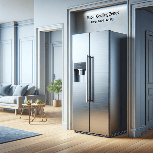 Refrigerators with rapid cooling zones: Ideal for fresh food storage - BonPrix Électroménagers