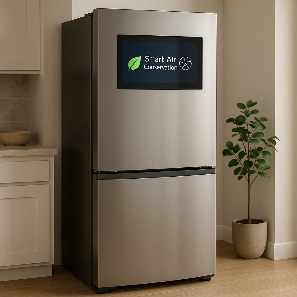 Refrigerators with Smart Air Conservation Systems