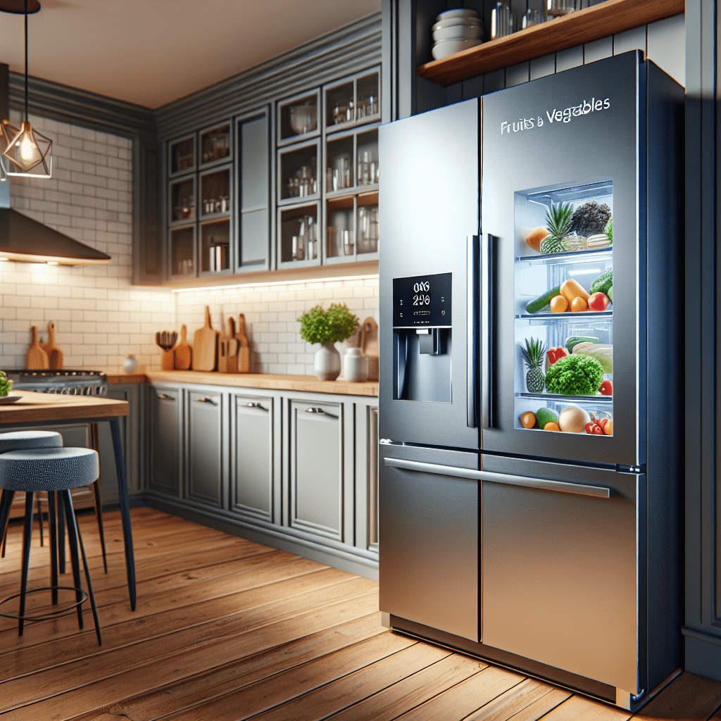 Refrigerators with Smart Zones for Fruits and Vegetables - BonPrix Électroménagers