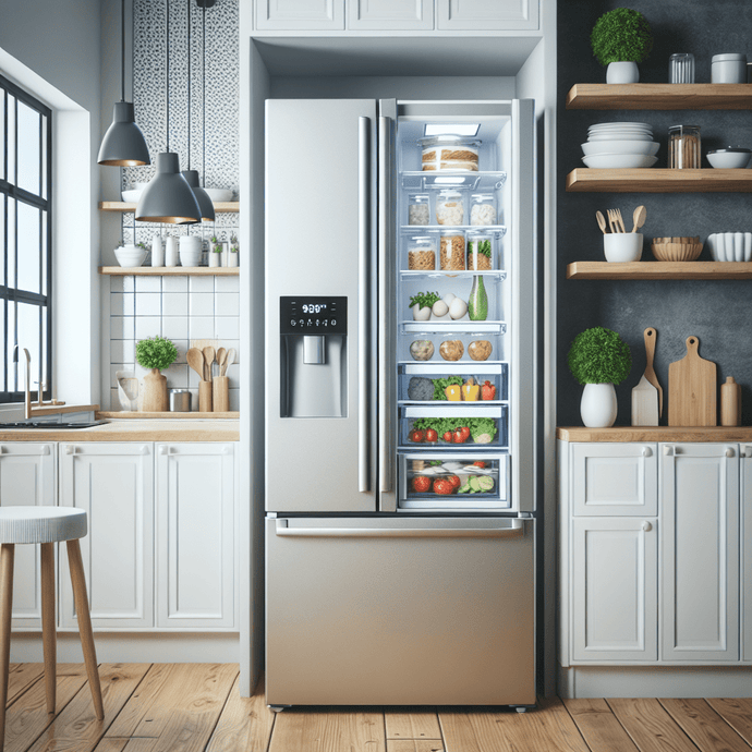 Refrigerators with specialized compartments for fresh and frozen food
