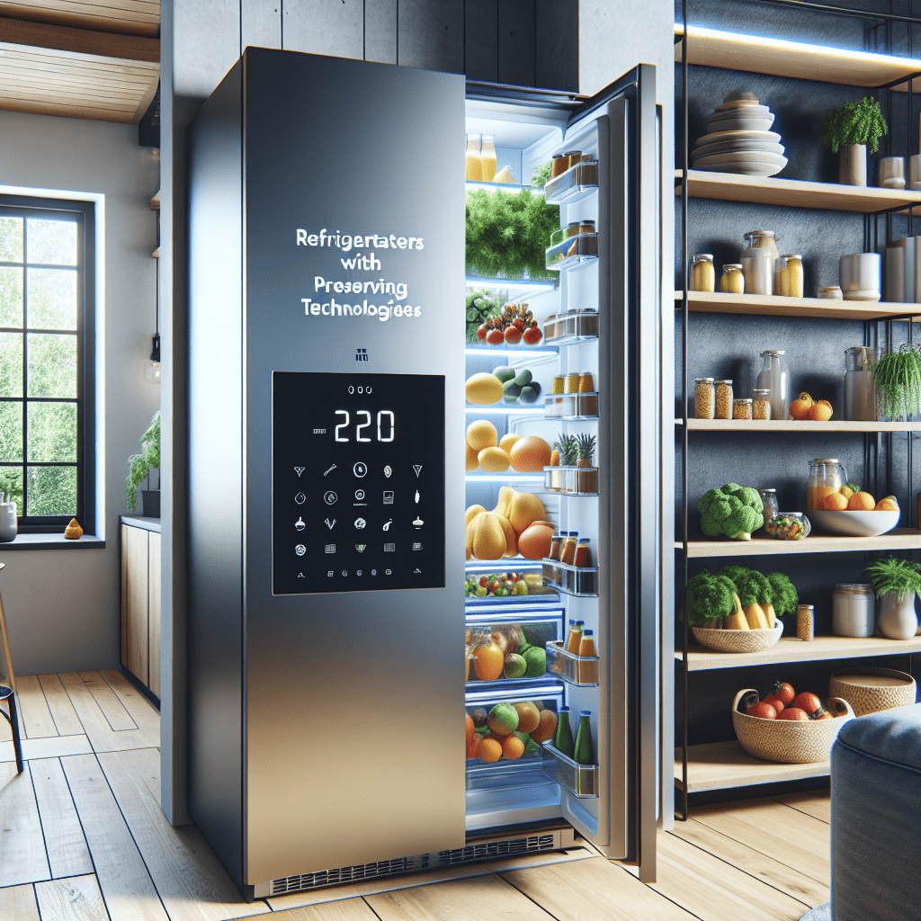 Refrigerators with vitamin-preserving technologies - BonPrix Électroménagers