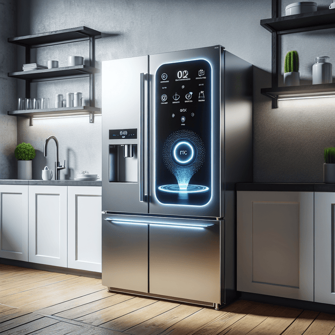 Refrigerators with wireless beverage dispensers