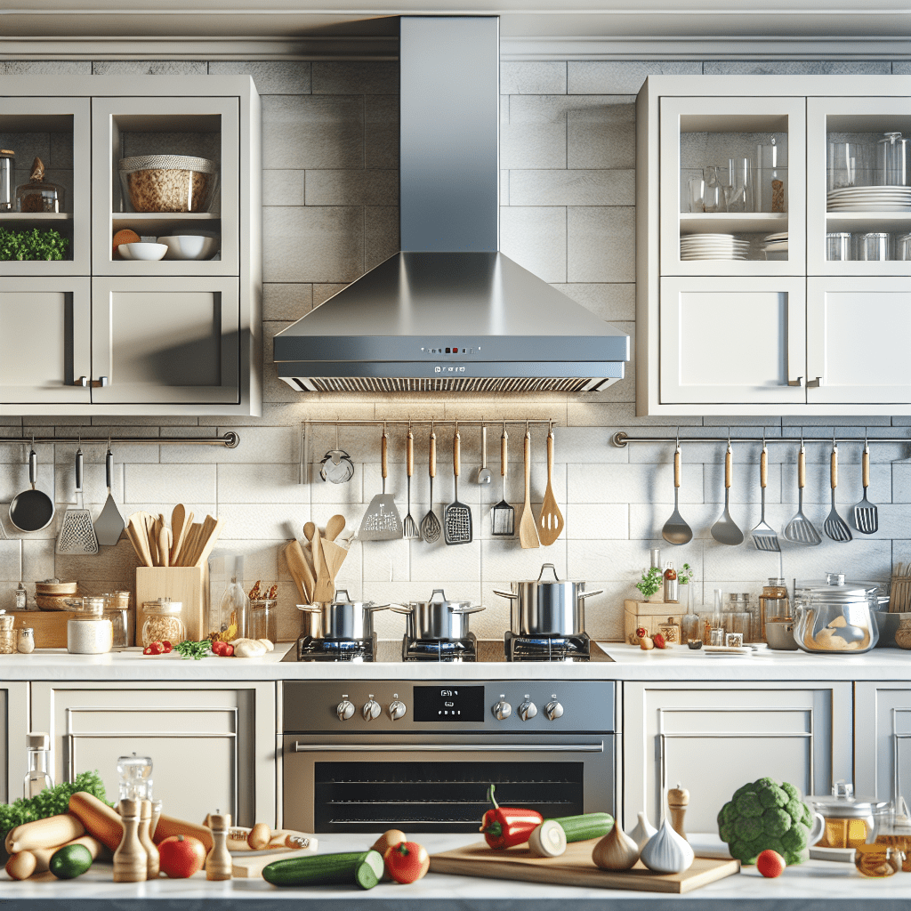 Smokeless cooking with new kitchen hoods - BonPrix Électroménagers