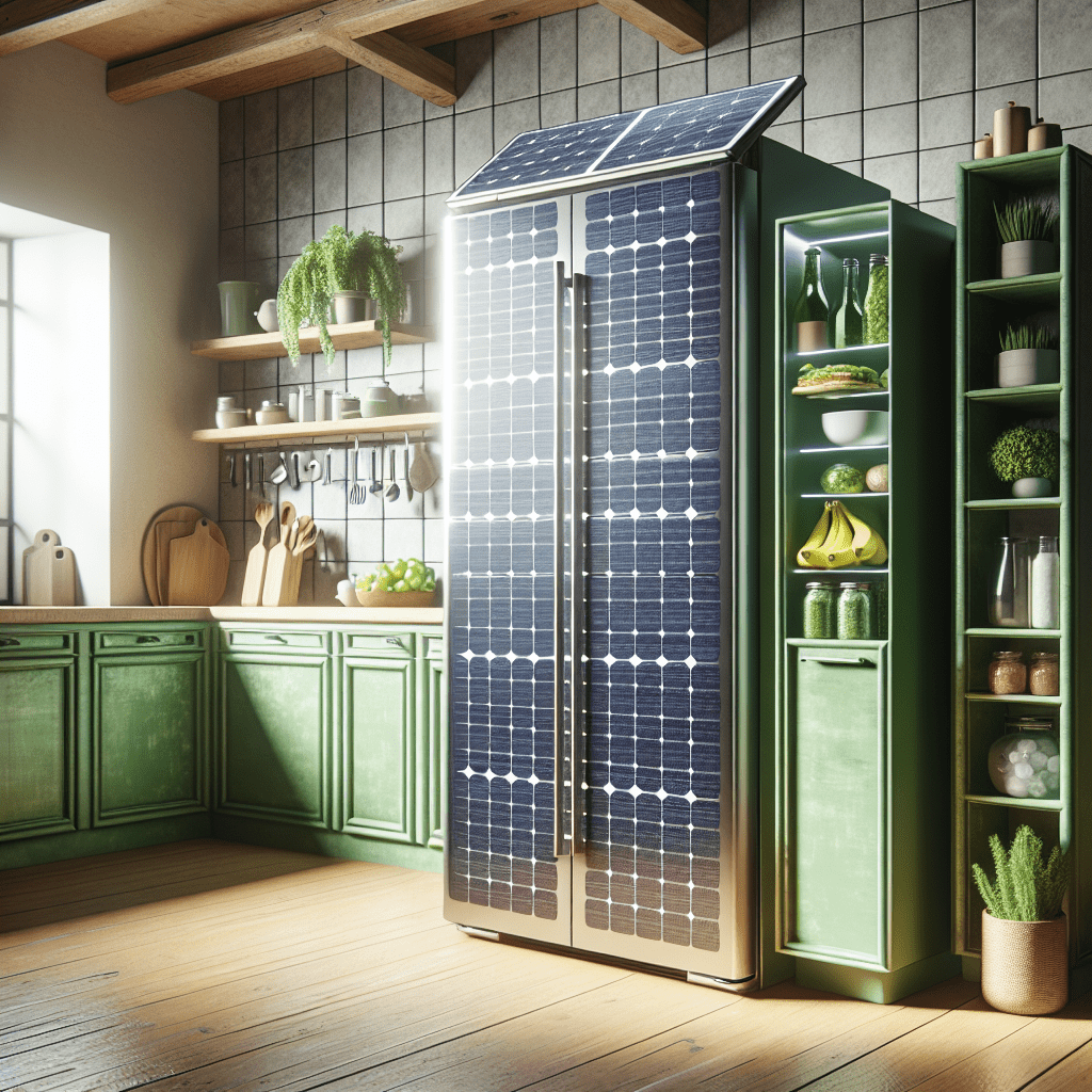 Réfrigérateurs Alimentés par l'Énergie Solaire: Une Option Écologique pour Votre Cuisine