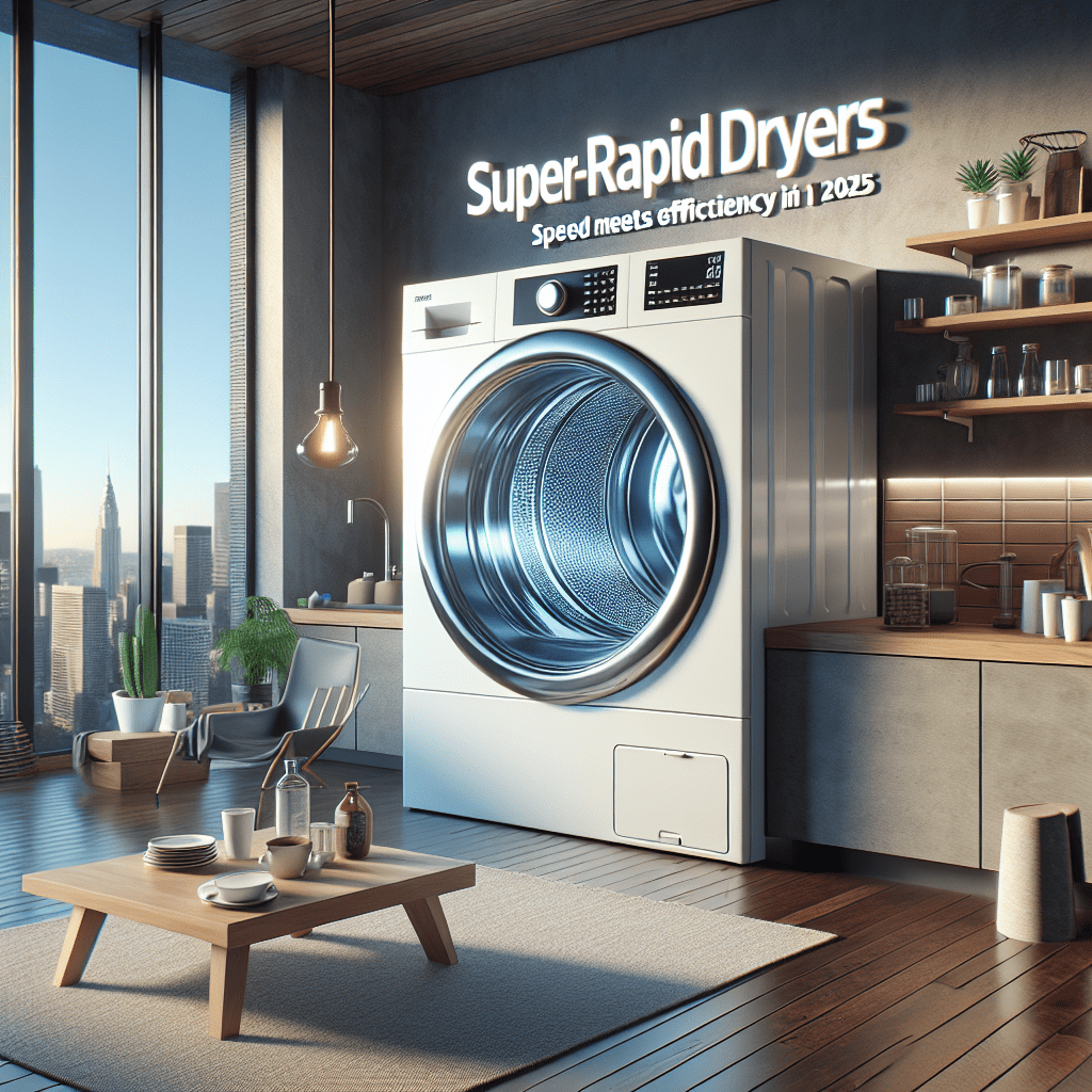 Super-Rapid Dryers: Speed Meets Efficiency in 2025 - BonPrix Électroménagers