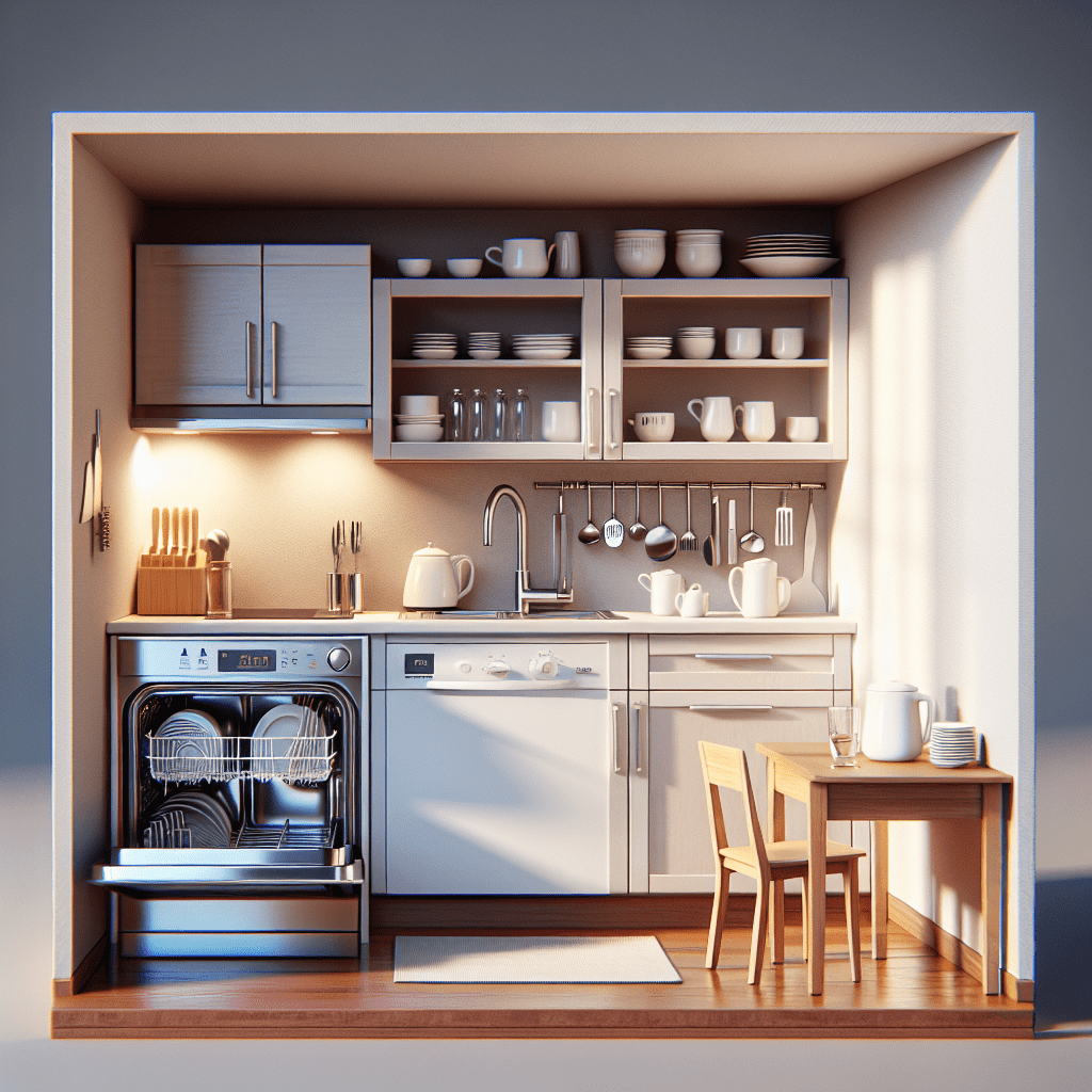 The advantages of a compact dishwasher for small kitchens - BonPrix Électroménagers