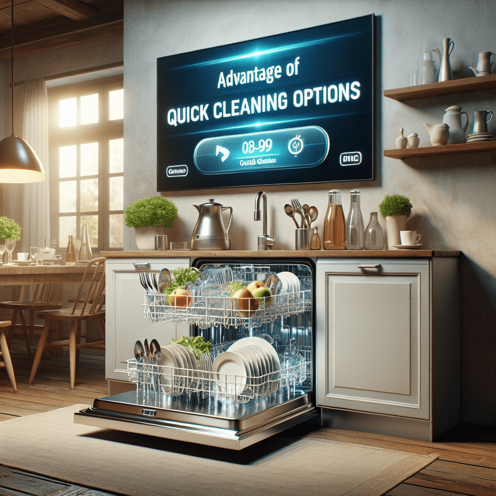 The advantages of dishwashers with quick cleaning options - BonPrix Électroménagers
