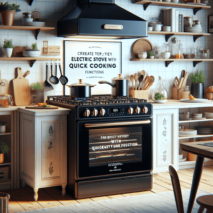 Les meilleures cuisinières électriques avec fonctions de cuisson rapide