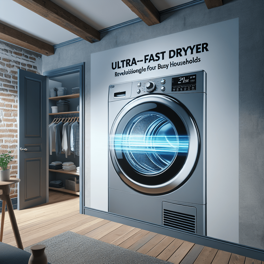 Ultra-Fast Dryers: A Revolution for Busy Households - BonPrix Électroménagers