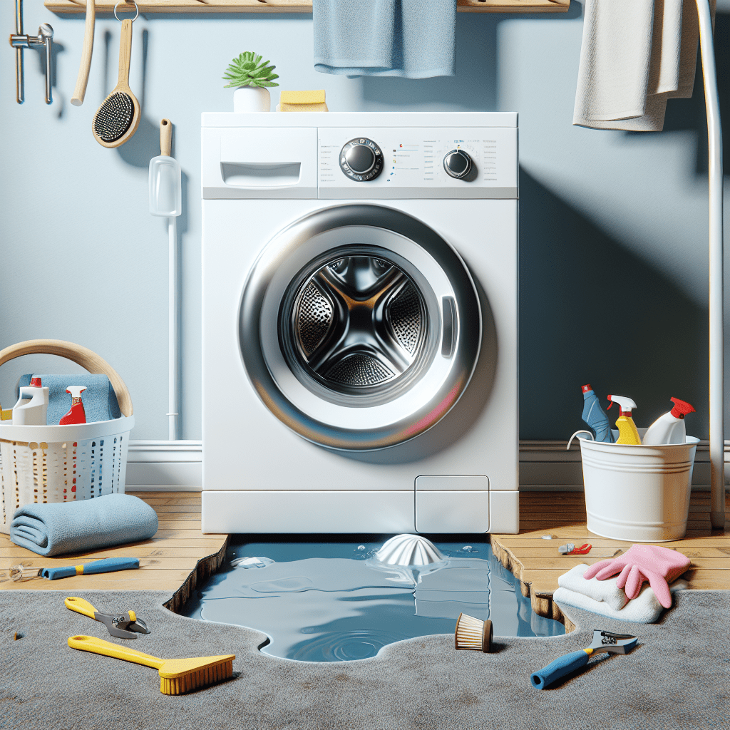 Washing machine: How to fix water leaks without a technician - BonPrix Électroménagers