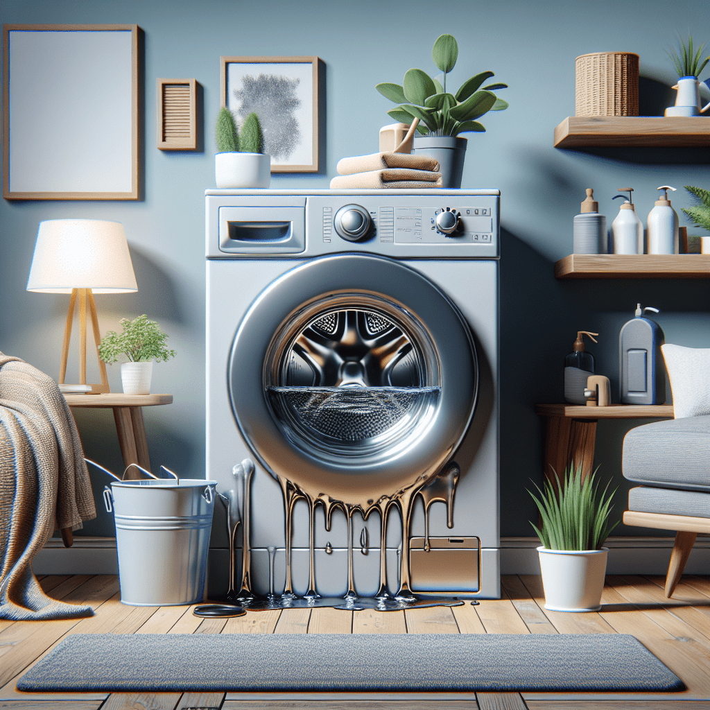 Washing machine: How to fix water leaks without a technician - BonPrix Électroménagers