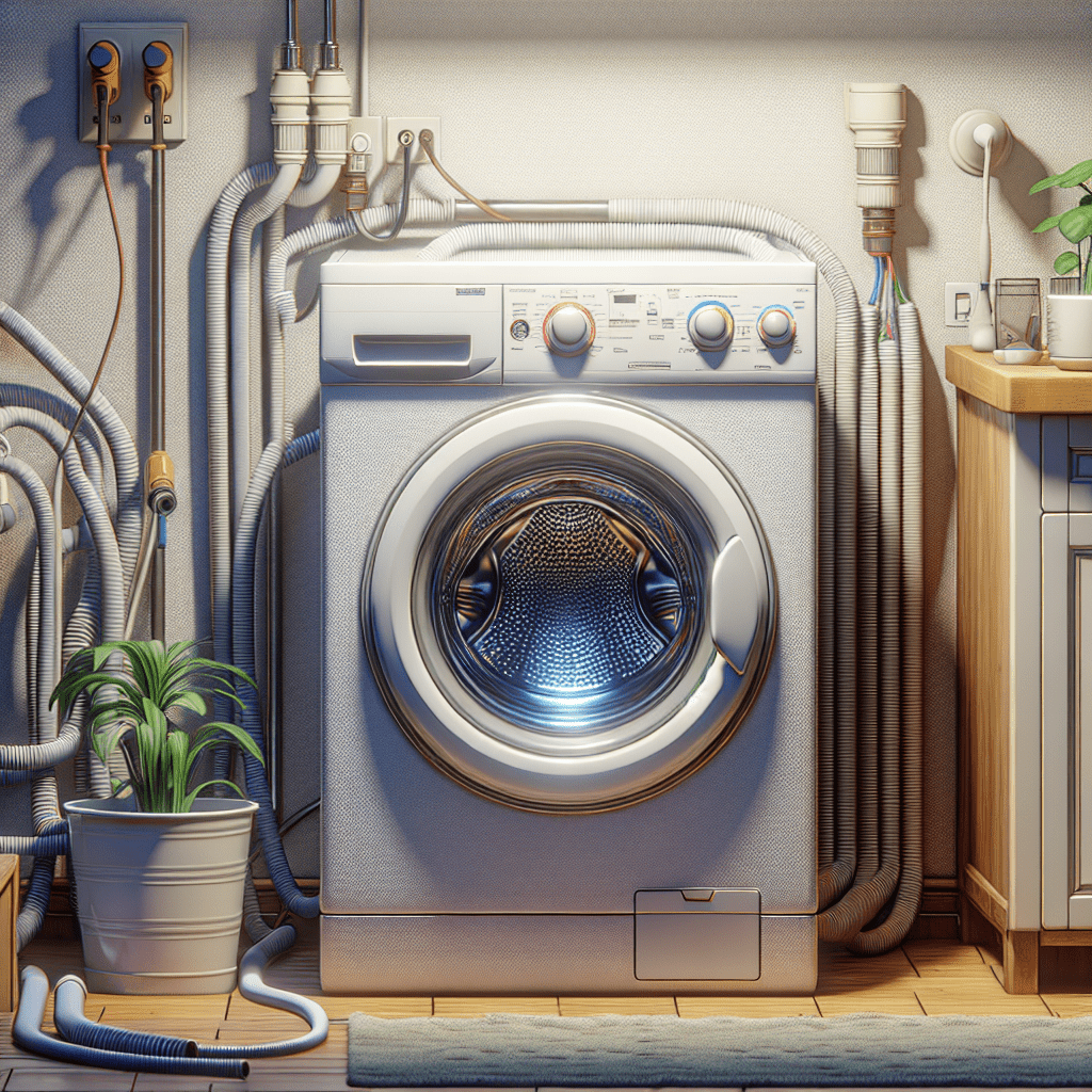 Washing machine: The importance of regularly checking the inlet and drainage hoses - BonPrix Électroménagers