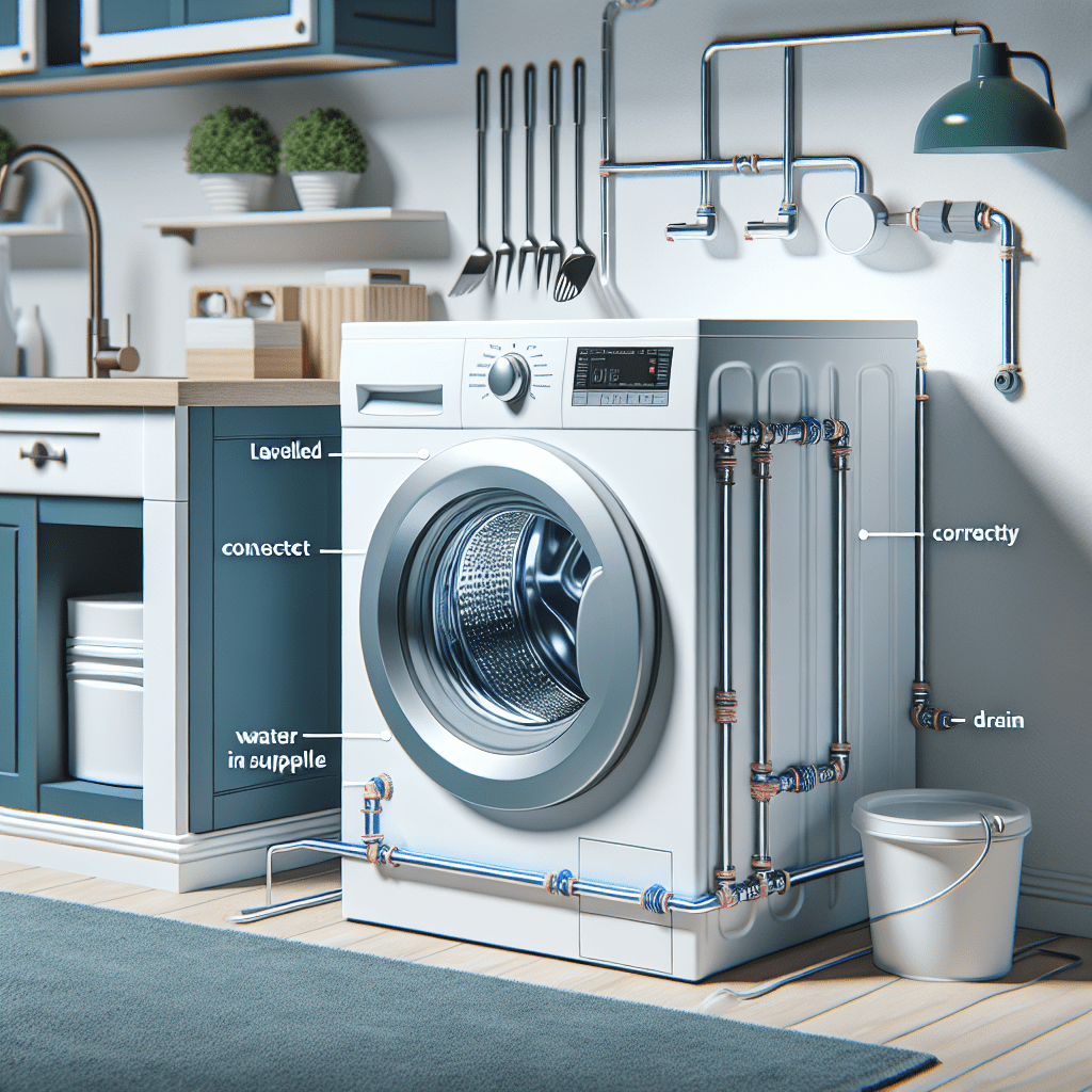 Washing Machine: Why Proper Installation of Your Washing Machine Is Crucial for Its Functionality - BonPrix Électroménagers