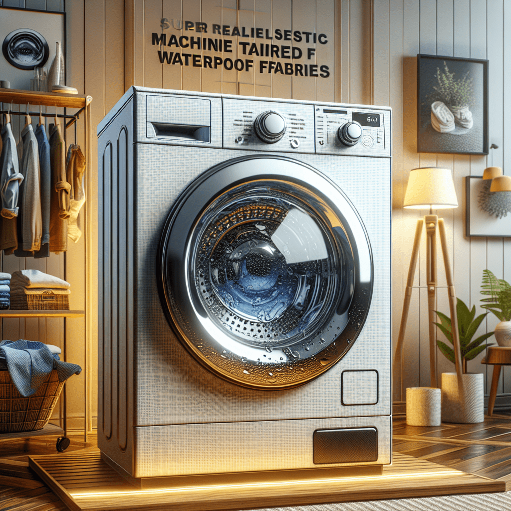 Washing machines suited for waterproof fabrics - BonPrix Électroménagers