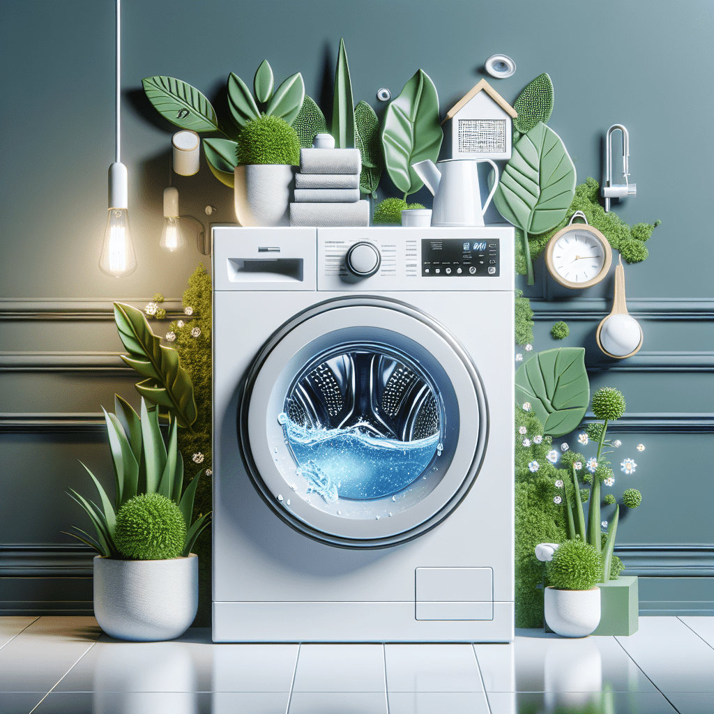 Washing machines with built-in water-saving features - BonPrix Électroménagers
