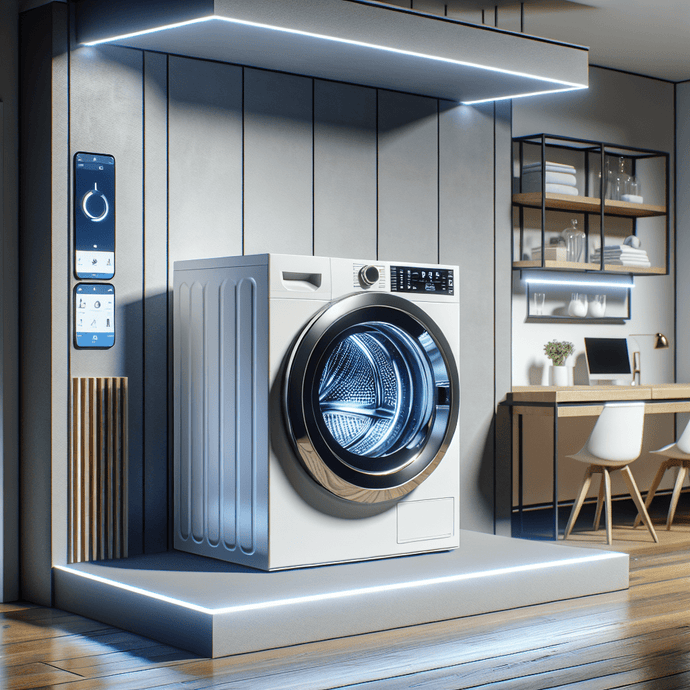 Washing machines with customizable cycles via mobile app