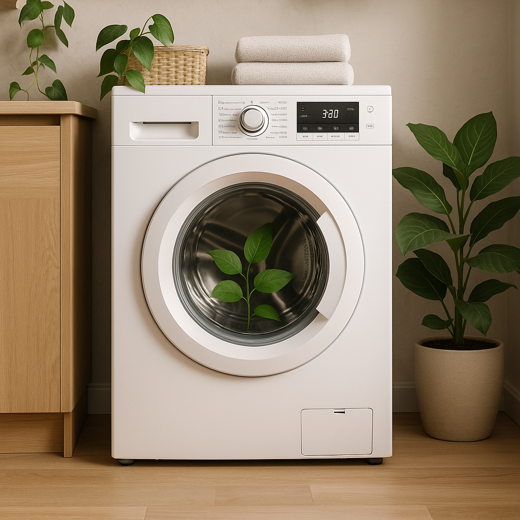 Washing machines with eco cycles: save water and energy