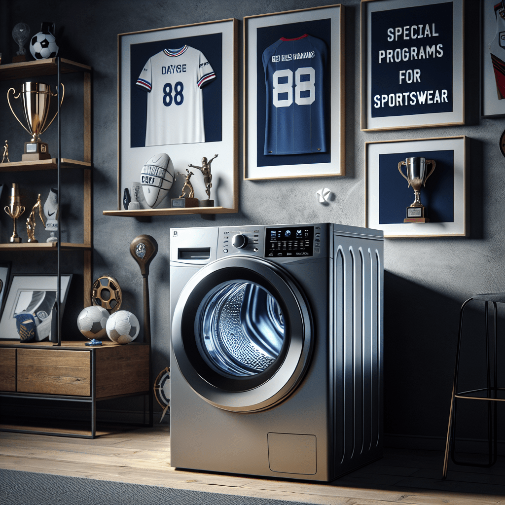 Washing machines with special programs for sportswear - BonPrix Électroménagers