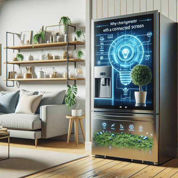 Why choose a refrigerator with a connected screen - BonPrix Électroménagers