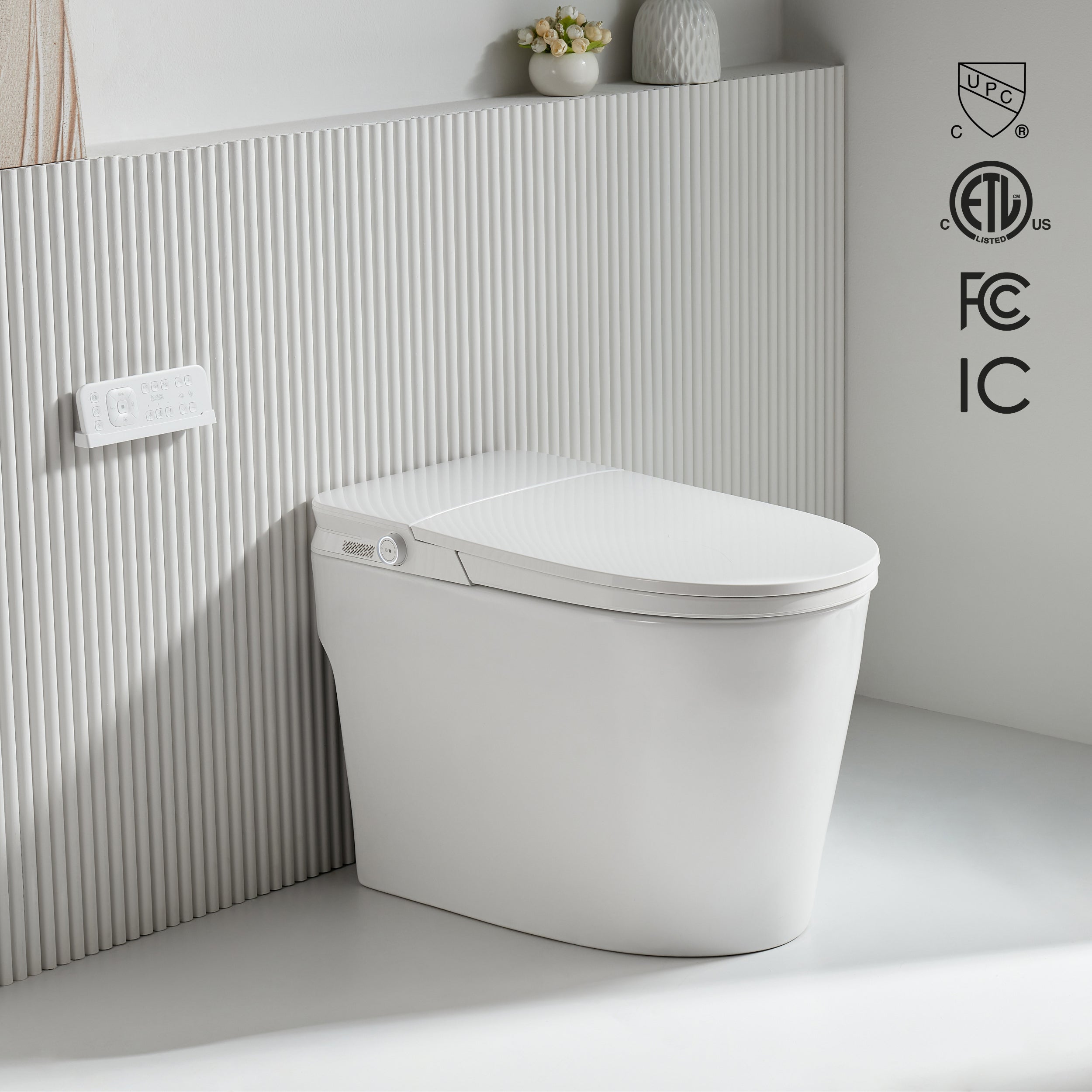 FORNO ACQUA Luxurious Super Smart Toilet. Includes Bidet, Heated Seat, Auto Flush, Auto Lid, Powerful Flush, Ideal for master bathrooms. - BonPrix Électroménagers
