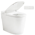 FORNO ACQUA Toilettes Super Intelligentes Luxueuses. Comprend Bidet, Siège Chauffant, Chasse d'Eau Automatique, Couvercle Automatique, Chasse Puissante, Idéal pour les salles de bains principales.