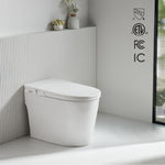 FORNO ACQUA Luxurious Smart Toilet. Includes Heated Seat, Auto Flush, Auto Lid, Powerful Flush, Ideal for Powder Rooms. - BonPrix Électroménagers