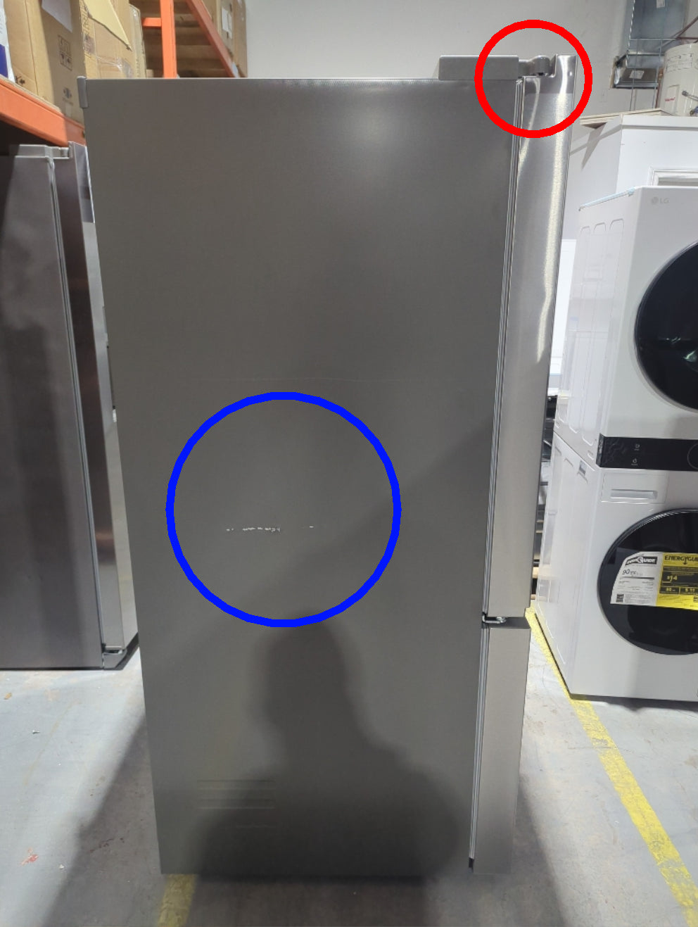 LF25S6200S - REFRIGERATORS - LG - French 3-Door - Stainless Steel - Open Box - BonPrix Électroménagers