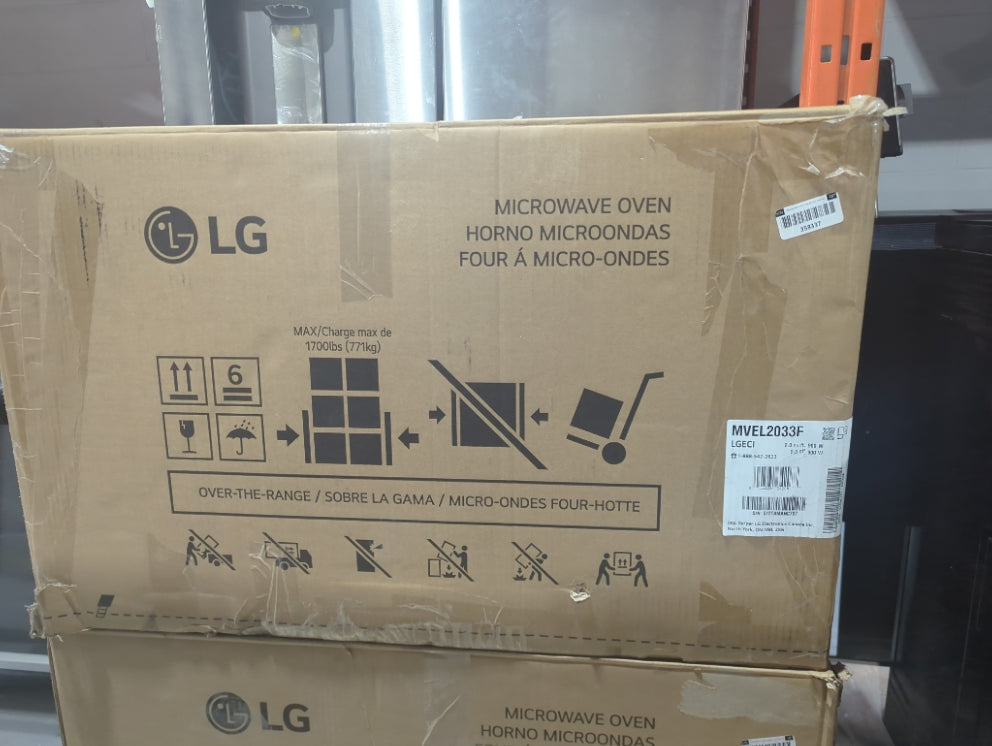 MVEL2033F - MICROWAVES OVENS - LG - Over-The-Range - Stainless Steel - Open Box