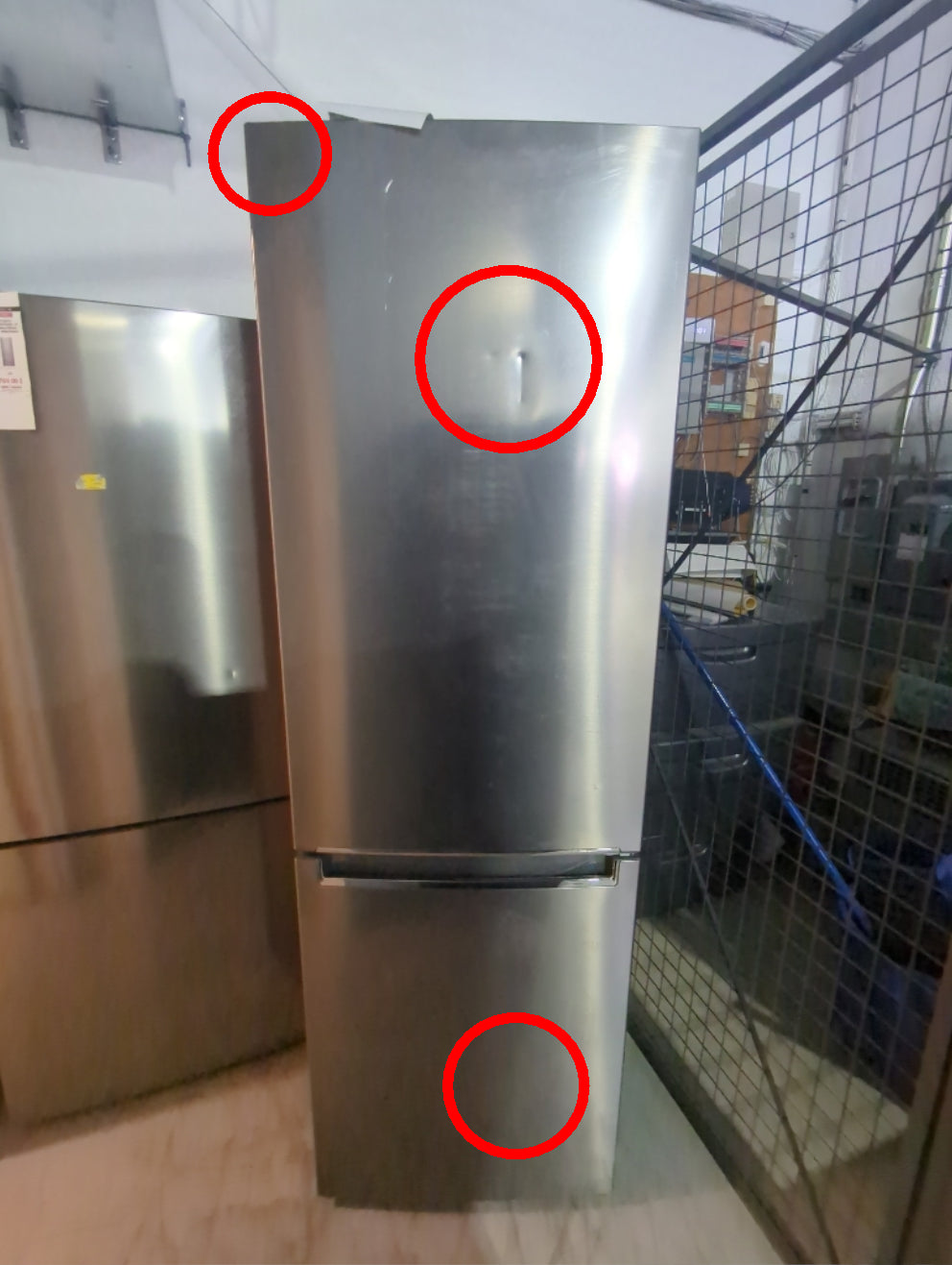 LBNC12231V - REFRIGERATORS - LG - Bottom Freezer - Silver - Open Box - BonPrix Électroménagers