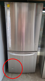 LRDNS2200S - RÉFRIGÉRATEURS - LG - Congélateur inférieur - Acier inoxydable - Boîte Ouverte