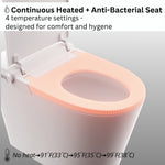 FORNO ACQUA Luxurious Smart Toilet. Includes Heated Seat, Auto Flush, Auto Lid, Powerful Flush, Ideal for Powder Rooms. - BonPrix Électroménagers