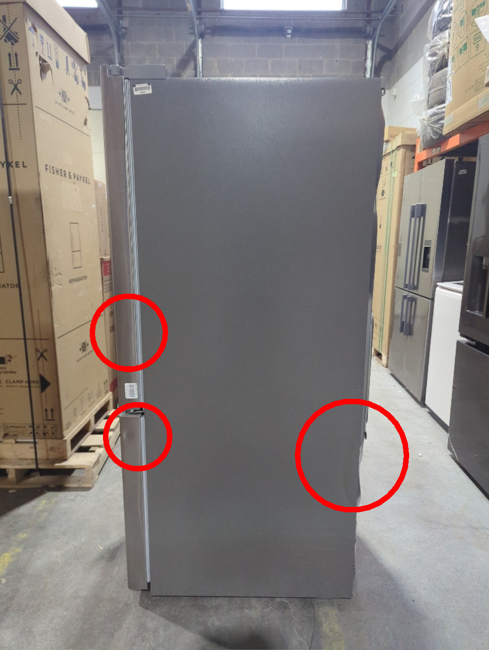 LRDNS2200S - REFRIGERATORS - LG - Bottom Freezer - Stainless Steel - Open Box - BonPrix Électroménagers