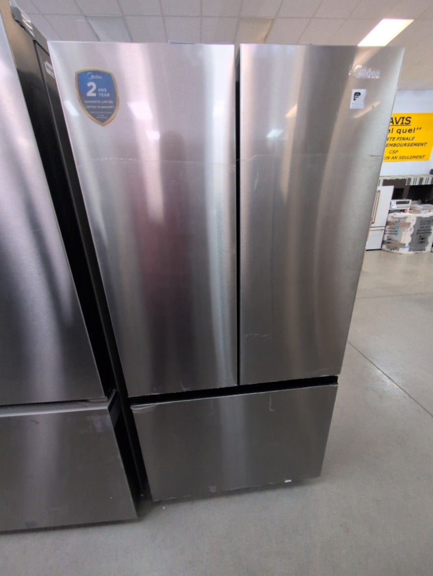 MRF23I7AST - REFRIGERATORS - Midea - French 3-Door - Stainless Steel - Open Box