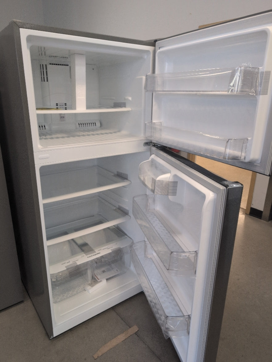 LTCS20020S - REFRIGERATORS - LG - Top Freezer - Stainless Steel - Open Box - BonPrix Électroménagers