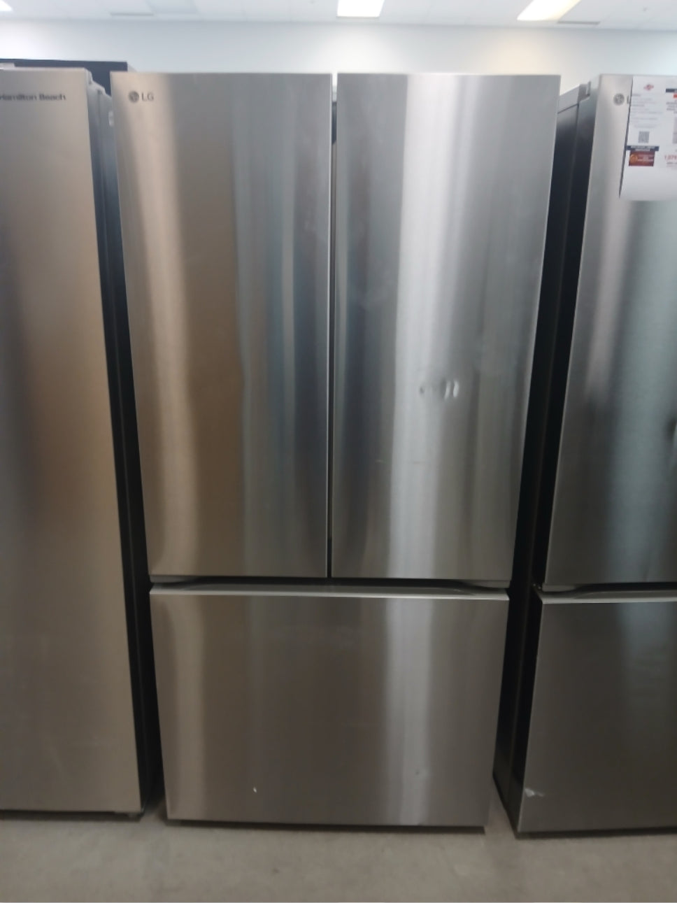 LF21C6200S - RÉFRIGÉRATEURS - LG - Trois portes avec porte à deux battants - Acier inoxydable - Boîte Ouverte