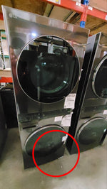 WKEX300HBA - LAUNDRY CENTERS - LG - Stacked Washer/Dryer - Electric - Black Stainless Steel - Open Box - BonPrix Électroménagers