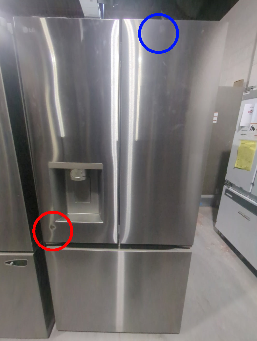 LF20C6330S - REFRIGERATORS - LG - French 3-Door - Stainless Steel - Open Box