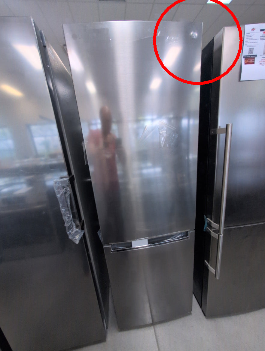 LBNC12231V - REFRIGERATORS - LG - Bottom Freezer - Silver - Open Box - BonPrix Électroménagers