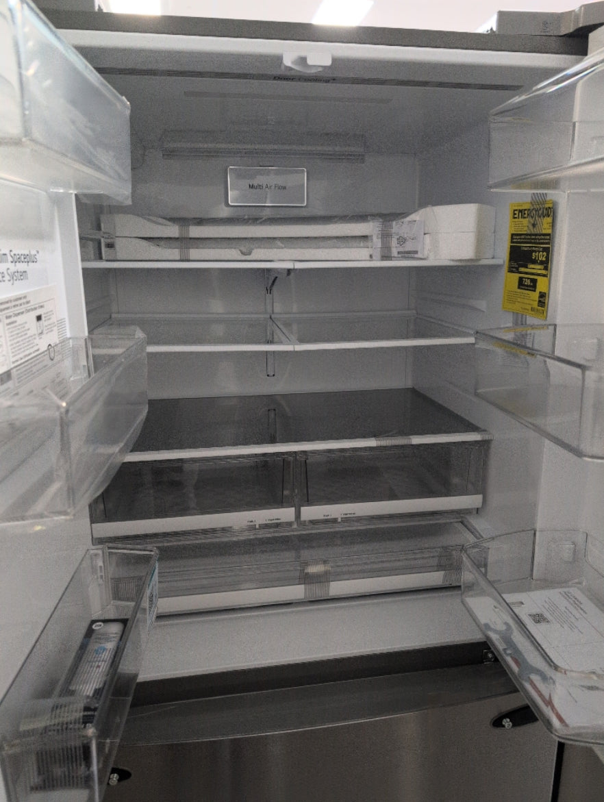 LRFS28XBS - REFRIGERATORS - LG - French 3-Door - Stainless Steel - Open Box - BonPrix Électroménagers