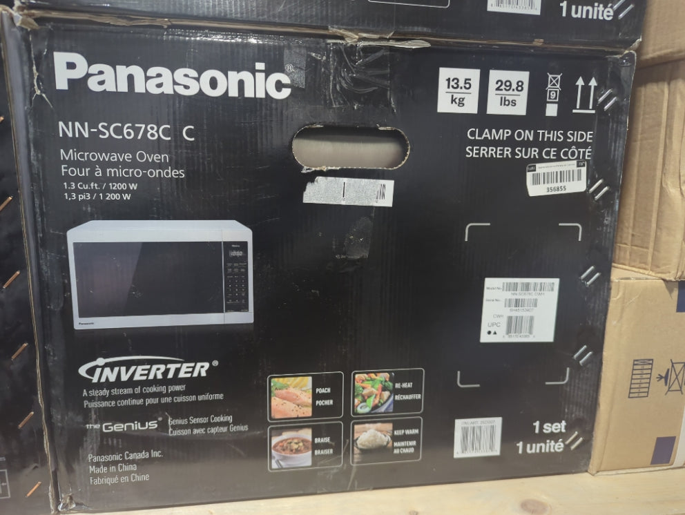 NNSC678CC - MICROWAVES OVENS - Panasonic - Countertop - Stainless Steel - Open Box