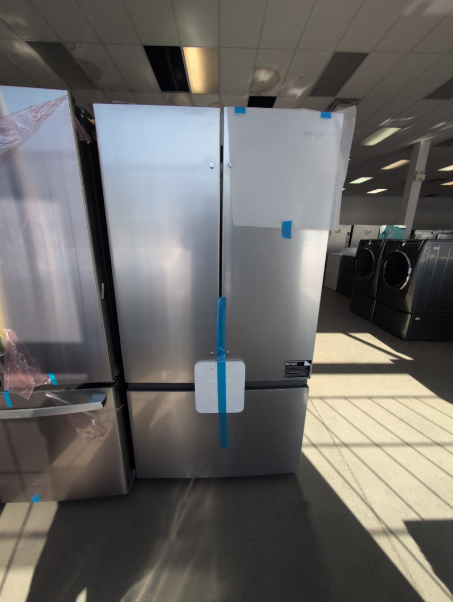 WRFF3136SZ - REFRIGERATORS - Whirlpool - French 3-Door - Stainless Steel - Open Box - BonPrix Électroménagers
