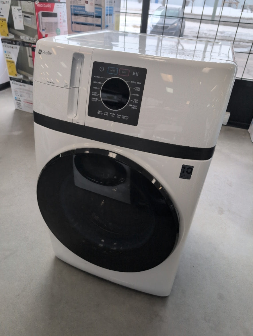 PFQ83HSLWWW - LAUNDRY CENTERS - GE profile - All-In-One - Electric - White - Open Box - BonPrix Électroménagers