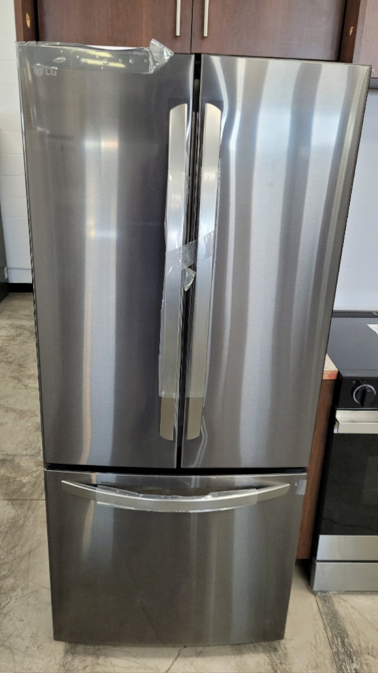 LRFNS2200D - RÉFRIGÉRATEURS - LG - Trois Portes Avec Porte â Deux Battants - Acier inoxydable Noir - Boîte Ouverte